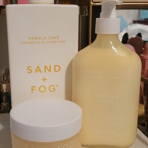 SAND + FOG Vanilla Cake Body Lotion - Cream